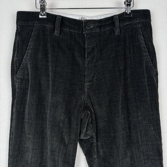 Levi's® Premium Men's XX Chino Authentic Straight Corduroy Pants *34x30 Black‎ - Picture 5 of 9